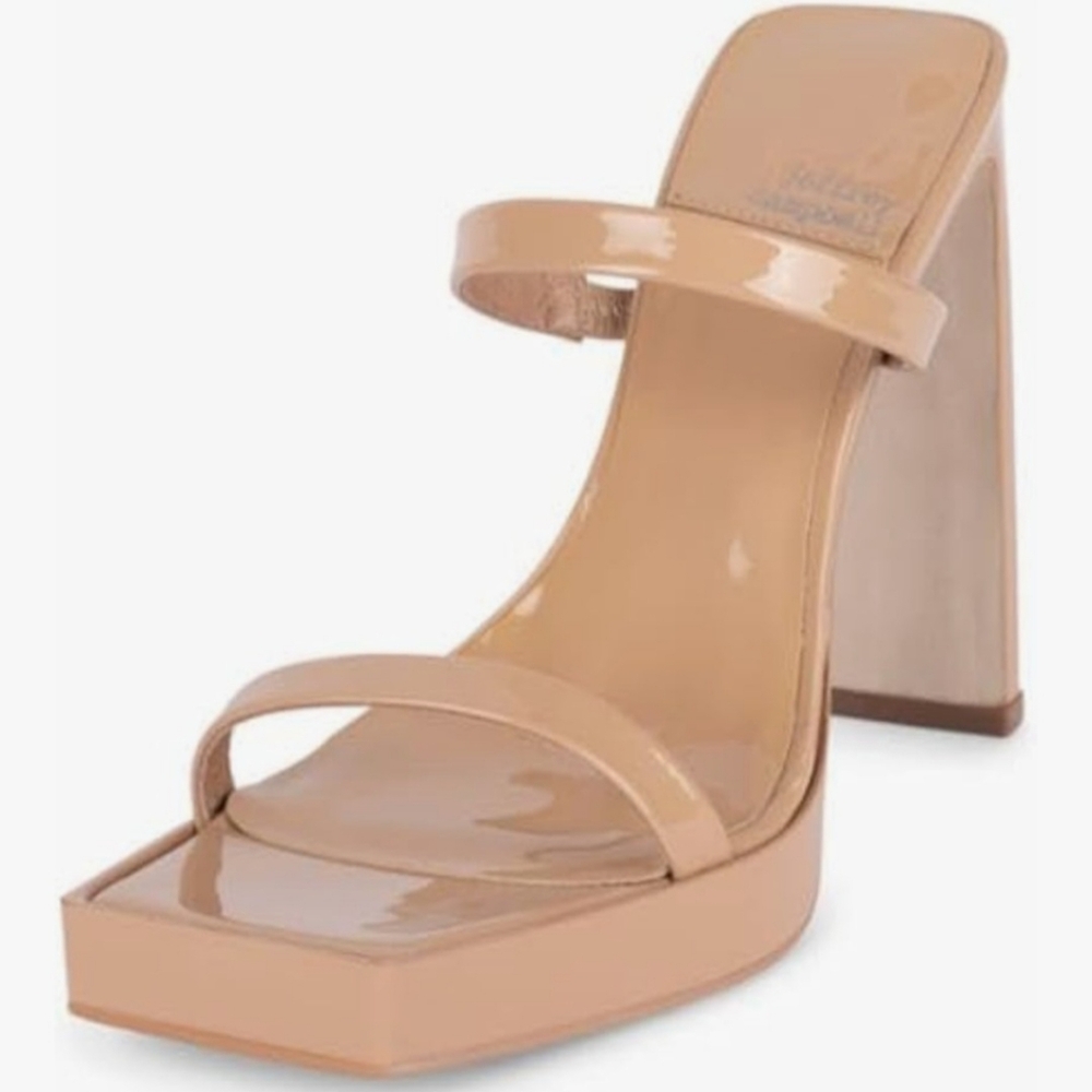 Jeffrey Campbell Hustler Heels Size 7 Dusty Nude.